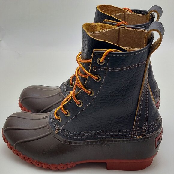 LL Bean Bison Leather Boots for Women - Size 7 - Picture 3 of 13